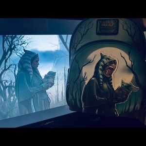 Loungefly: Star Wars The Mandalorian - Ahsoka and Grogu Mini Backpack. NWOT